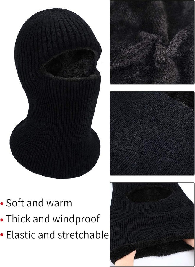 Lyonardo Woolen Winter Warm Snow, Fleece Full face Cover Monkey Cap for Men, Women (in, Alpha, M, Black) - Image 2