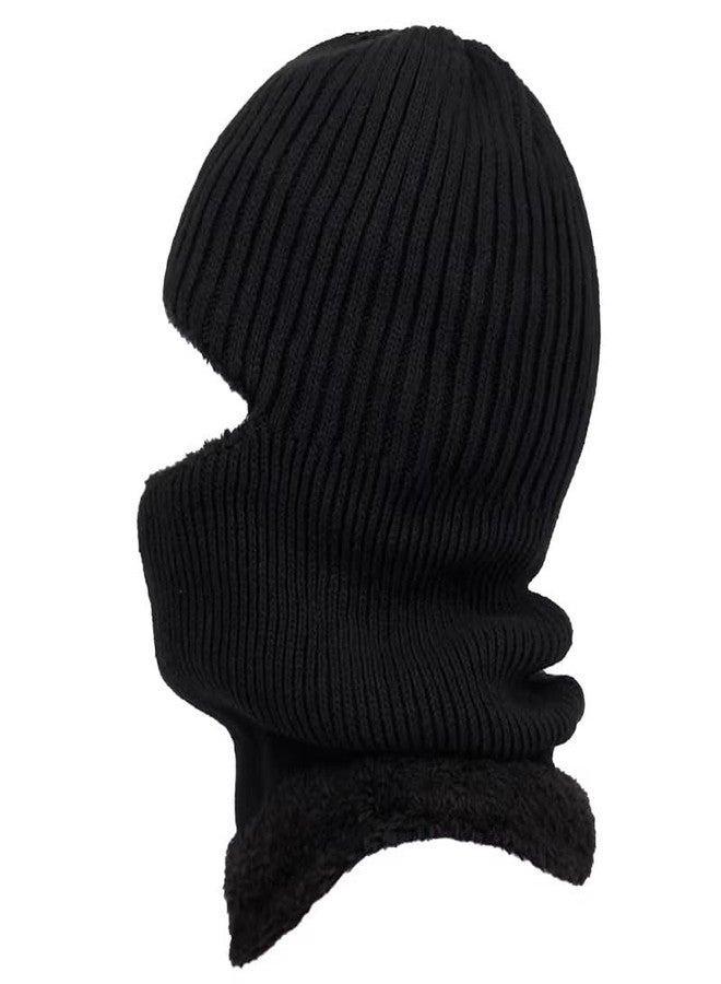 Lyonardo Woolen Winter Warm Snow, Fleece Full face Cover Monkey Cap for Men, Women (in, Alpha, M, Black) - Image 4