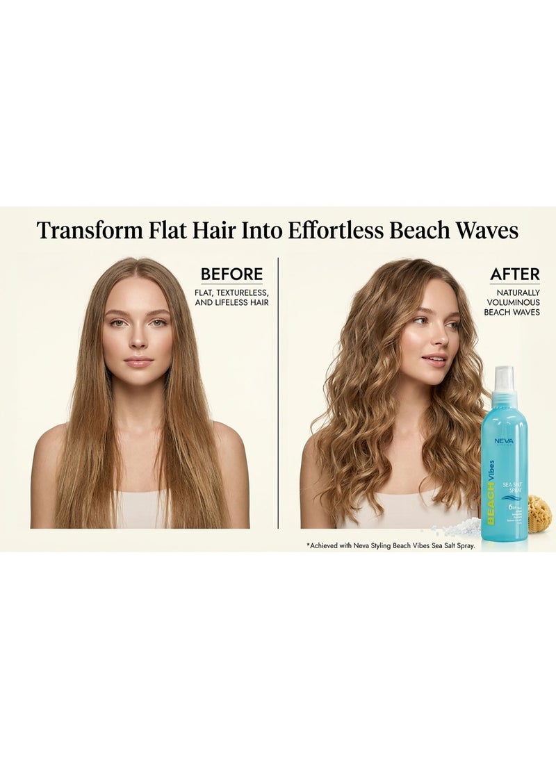 Neva Styling Beach Vibes Sea Salt Spray, 6 in 1 Texture, 200 ml - Image 3