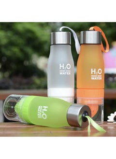 BLUE CORAL Water Bottle Squeezed Juice Lemon Juice Fruit Infuser Drinkware For Outdoor Sports My Shaker Drinking Bottle, Red  - Image 5