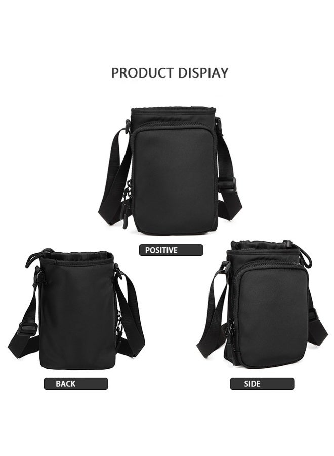 Water Bottle Holder with Strap ,Water Bottle Carrier Sling Bag with and Phone Purse for Walking Hiking Gym Travel - Image 4