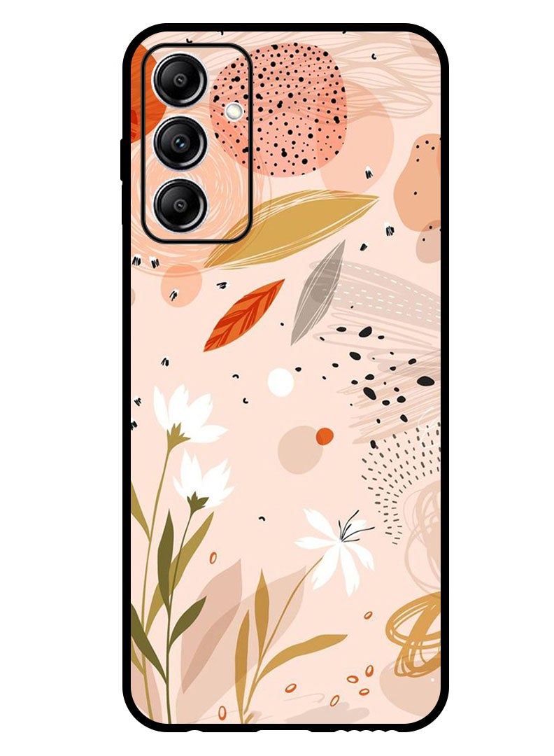 Theodor Protective Case Anti Scratch Shock Proof Bumper Cover For Samsung Galaxy A35 Floral Art - Image 1