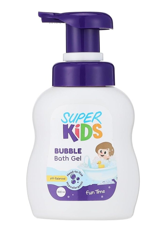 SUPER KIDS Bubble Bath Gel 300ml - Image 1