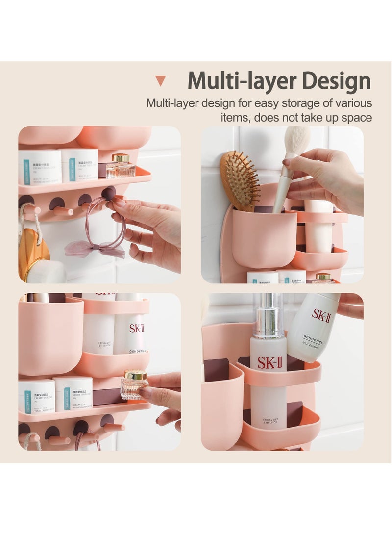 SYOSI Remote Control Holder, Magazine Rack, Desk Organizers and Storage, Office Supplies Storage Box,Pen&Pencil Holder for Desk,Bedside Caddy For Dorm Bed,Locker Accessories,Bedroom Decor (Pink) - Image 4