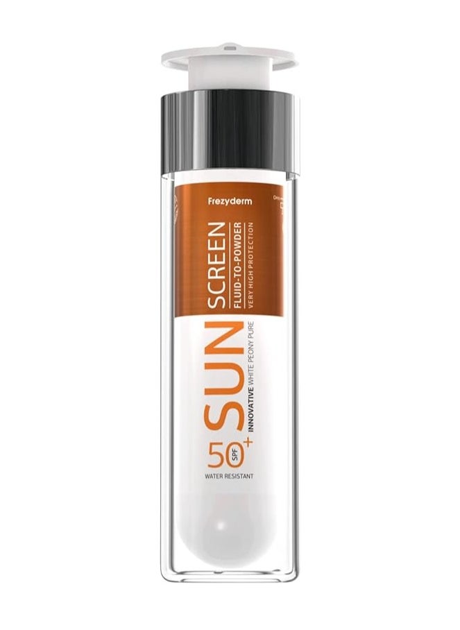 Frezyderm - Frezyderm Sunscreen Fluid to Powder Vitamin D Like SPF50+ 50ml - Image 1