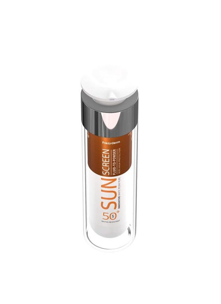 Frezyderm - Frezyderm Sunscreen Fluid to Powder Vitamin D Like SPF50+ 50ml - Image 1