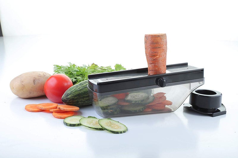 Amaxone Dry Fruit Fruit Vegetable Compact Cutter and Slicer with Holder Container - Image 5