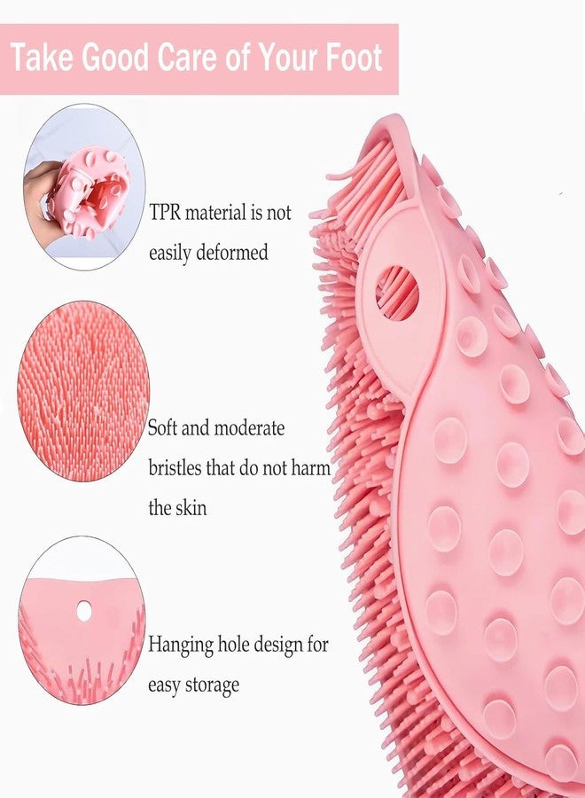 COLBEX Silicone Foot Scrubber Mat for Shower – Large 30x23cm Non-Slip Massage Mat with Soft Bristles, Exfoliating Foot Cleaner for Bathroom, Improves Circulation & Relaxation – Easy to Use & Clean - Image 3