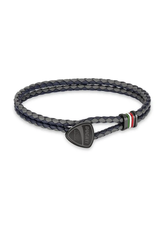 دوكاتي كورس Ducati Scudetto Navy Bracelet For Men - DTAGB2137507