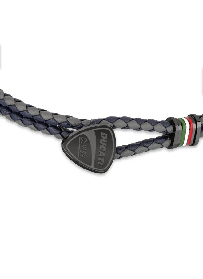 دوكاتي كورس Ducati Scudetto Navy Bracelet For Men - DTAGB2137507