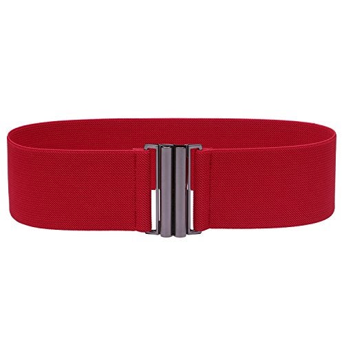 Syuer Womens Wide Elastic Waist Belt Cinch Belt Trimmer Stretch Waistband - Image 1