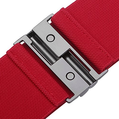 Syuer Womens Wide Elastic Waist Belt Cinch Belt Trimmer Stretch Waistband - Image 4