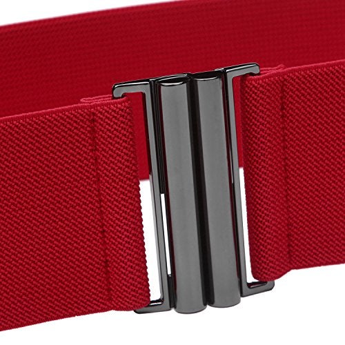 Syuer Womens Wide Elastic Waist Belt Cinch Belt Trimmer Stretch Waistband - Image 3