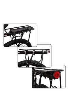 Generic Arltb Aluminum Alloy Bike Carrier Rack Adjustable 50kg Capacity Bicycle Accessories Cargo Rack for Mountain Bike Road Bike Garage  - Image 2