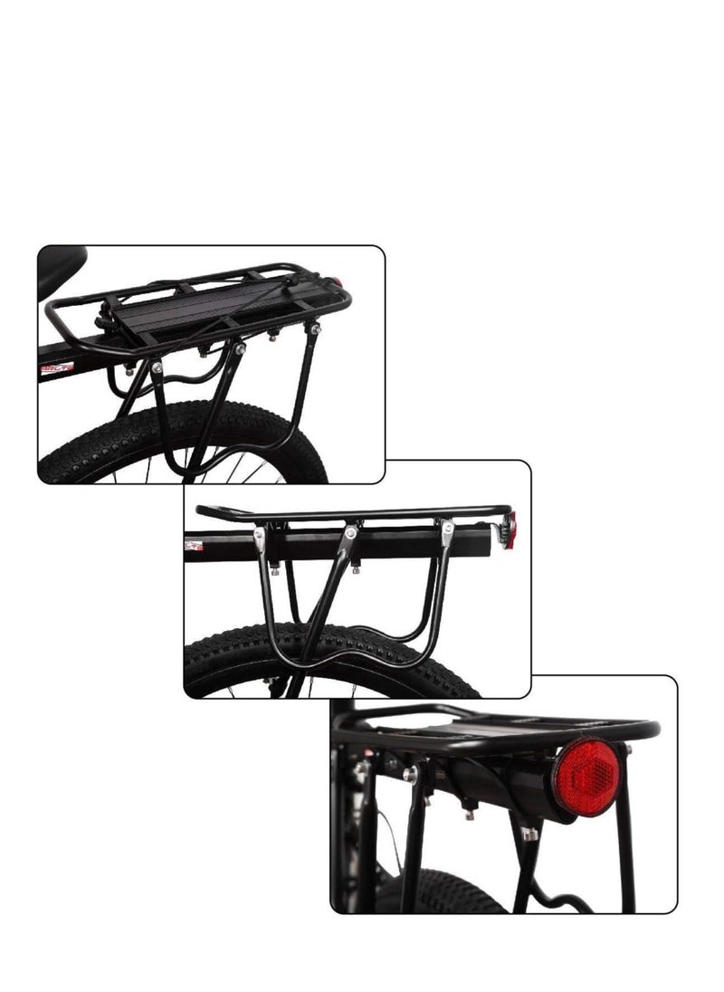 Generic Arltb Aluminum Alloy Bike Carrier Rack Adjustable 50kg Capacity Bicycle Accessories Cargo Rack for Mountain Bike Road Bike Garage  - Image 2