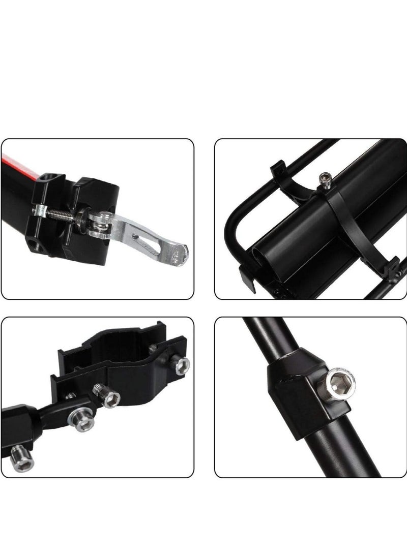 Generic Arltb Aluminum Alloy Bike Carrier Rack Adjustable 50kg Capacity Bicycle Accessories Cargo Rack for Mountain Bike Road Bike Garage  - Image 5