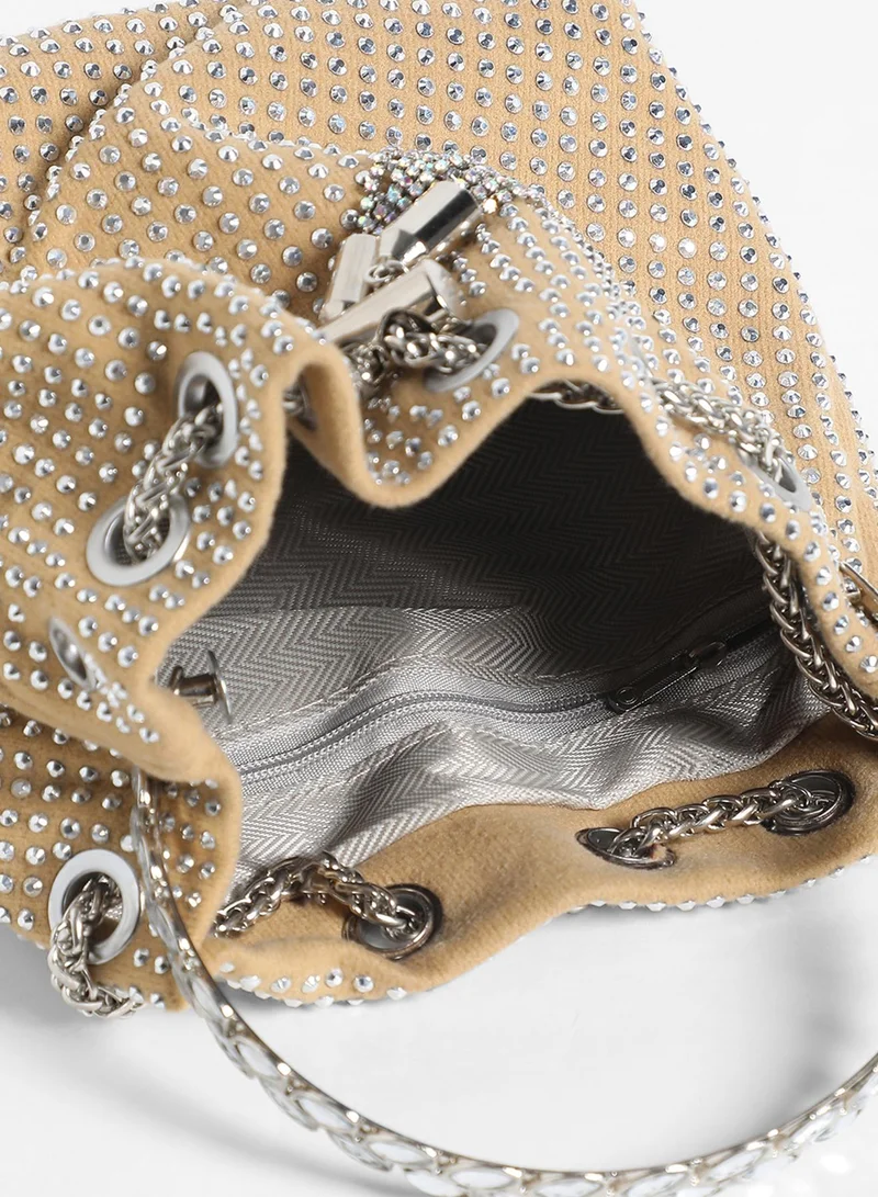 Haute Sauce Studded Bucket Bag