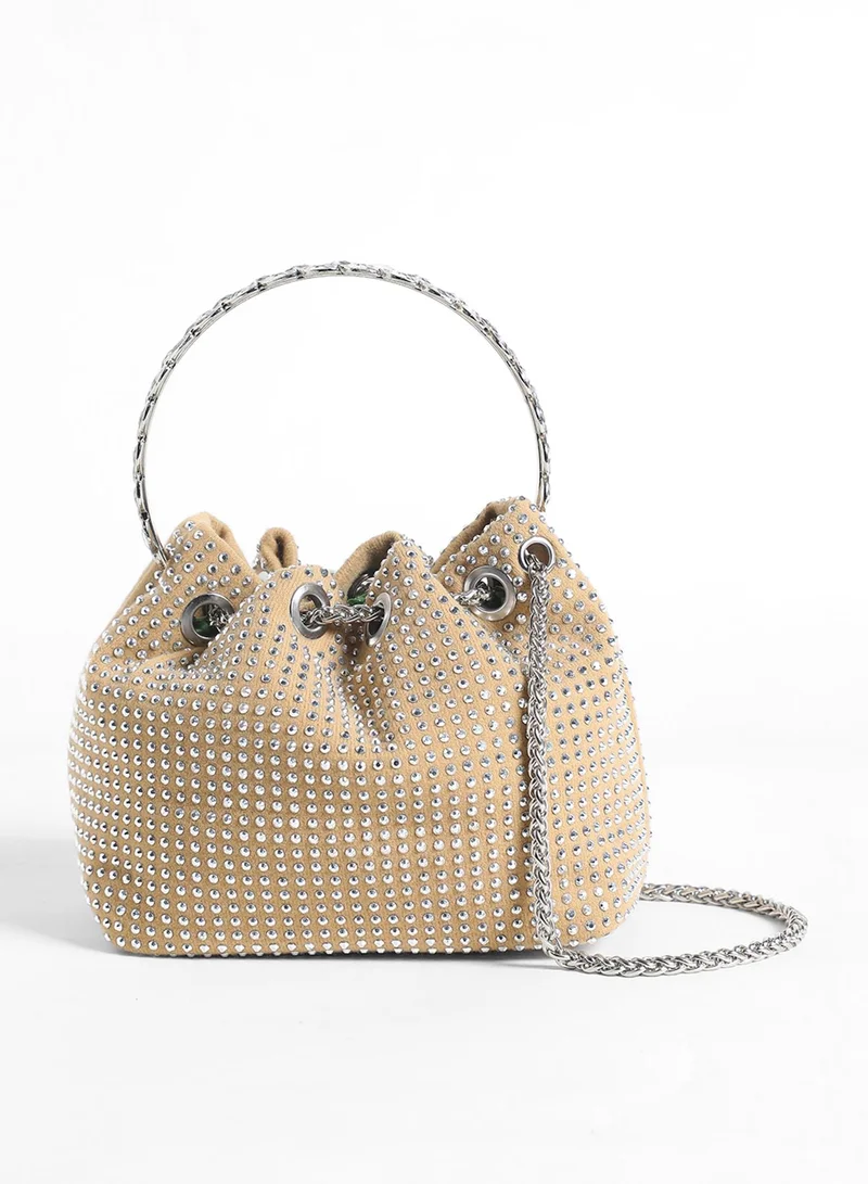 Haute Sauce Studded Bucket Bag
