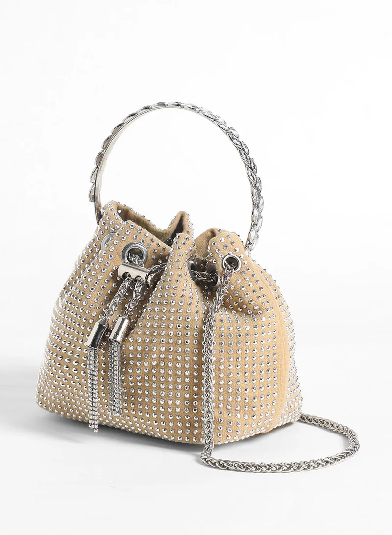 Haute Sauce Studded Bucket Bag