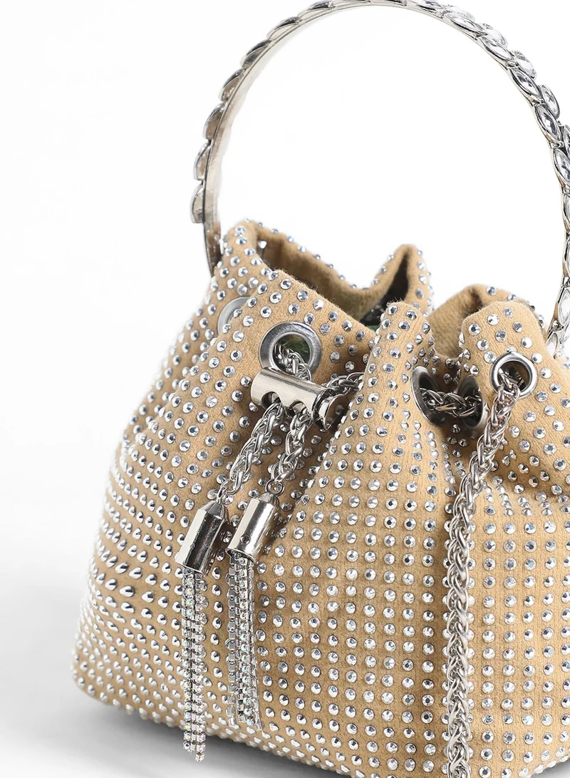 Haute Sauce Studded Bucket Bag