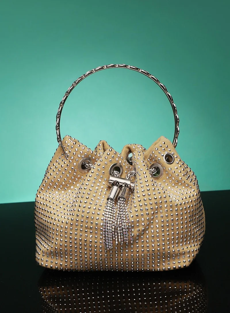Haute Sauce Studded Bucket Bag