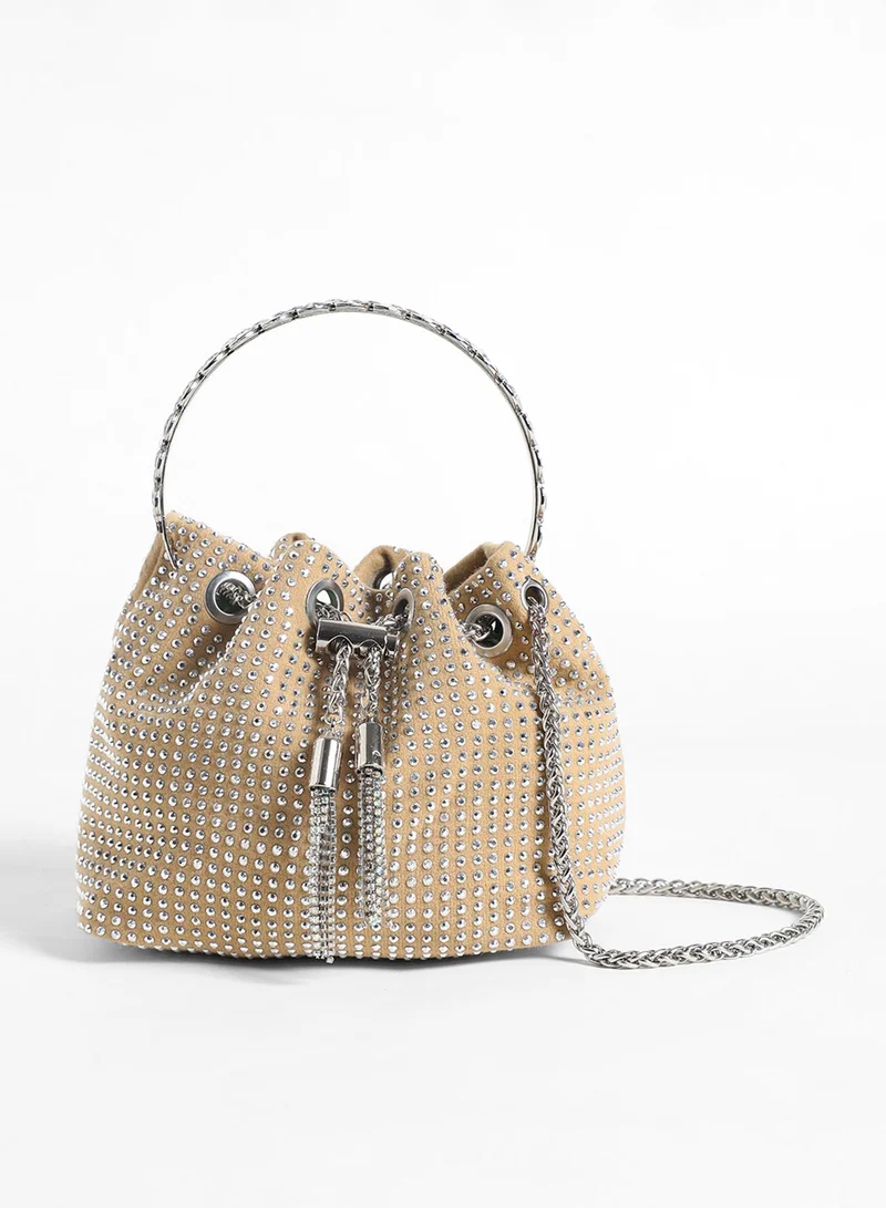 Haute Sauce Studded Bucket Bag