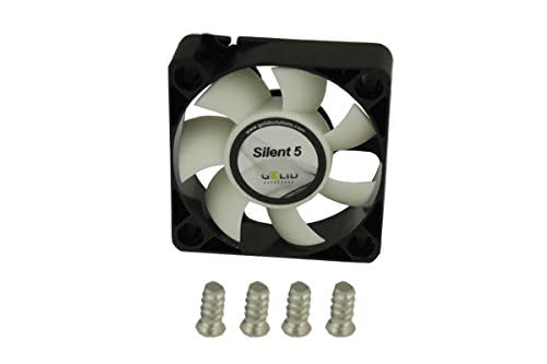 Gelid Solutions Silent 5 – 50mm Computer Fan, 3 Pin Molex, 50x50x15mm, Fan Speed: 4000RPM, Hydro Bearing, FN-SX05-40, Very Quiet, Noise Level 23 dBA, Color Black - Image 4