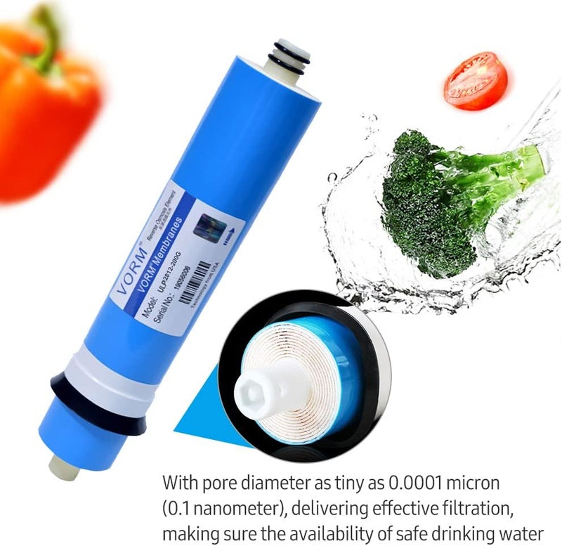 Eacam RO Water Reverse Osmosis System Membrane Universal Compatible Replacement Water Filter Drinking Water Purifier 100G - Image 4