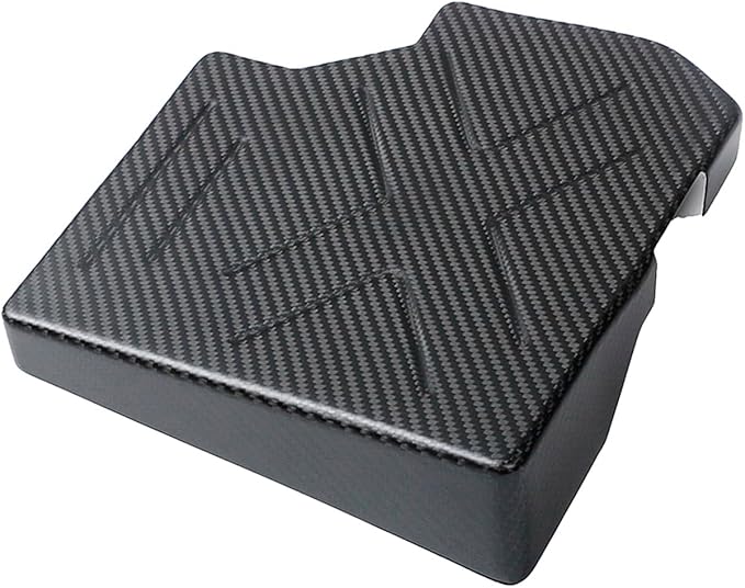 Matte Carbon Fiber Look Fuse Box Cover Trim For 2013 2020 Models - Image 1