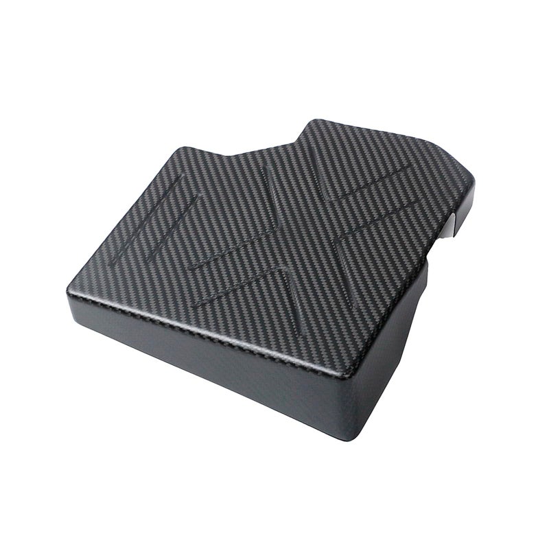 Matte Carbon Fiber Look Fuse Box Cover Trim For 2013 2020 Models - Image 2