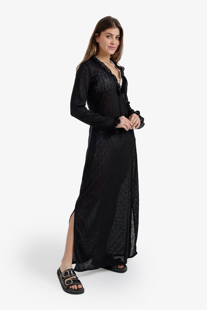 Carina Ruffle-Trimmed Beach Dress - Image 3