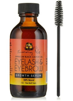 Sunny Isle Jamaican Black Castor Oil Eyelash & Eyebrow Growth Serum, Orange  - Image 2