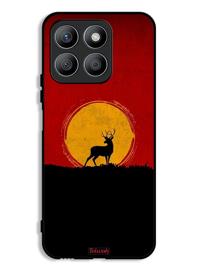 Tolwak Honor X8b Protective Case Cover Deer And Moon Artwork - Image 1