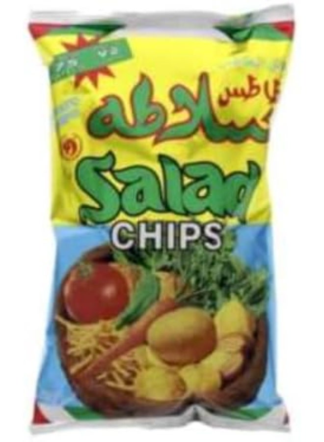 سالاد رقائق بطاطس SALAD Chipsy – عبوة 6 قطع | وجبة خفيفة مقرمشة ولذيذة للأطفال والكبار - Image 1