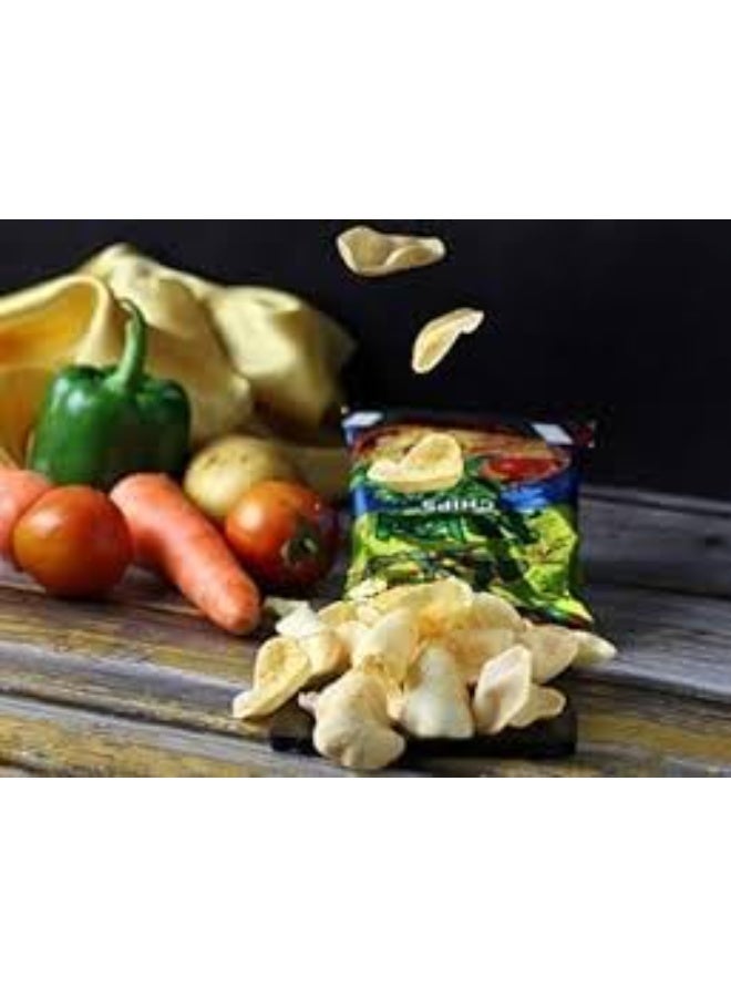 سالاد رقائق بطاطس SALAD Chipsy – عبوة 6 قطع | وجبة خفيفة مقرمشة ولذيذة للأطفال والكبار - Image 2