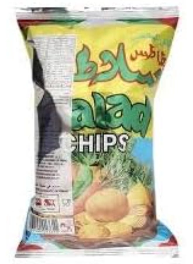 سالاد رقائق بطاطس SALAD Chipsy – عبوة 6 قطع | وجبة خفيفة مقرمشة ولذيذة للأطفال والكبار - Image 3