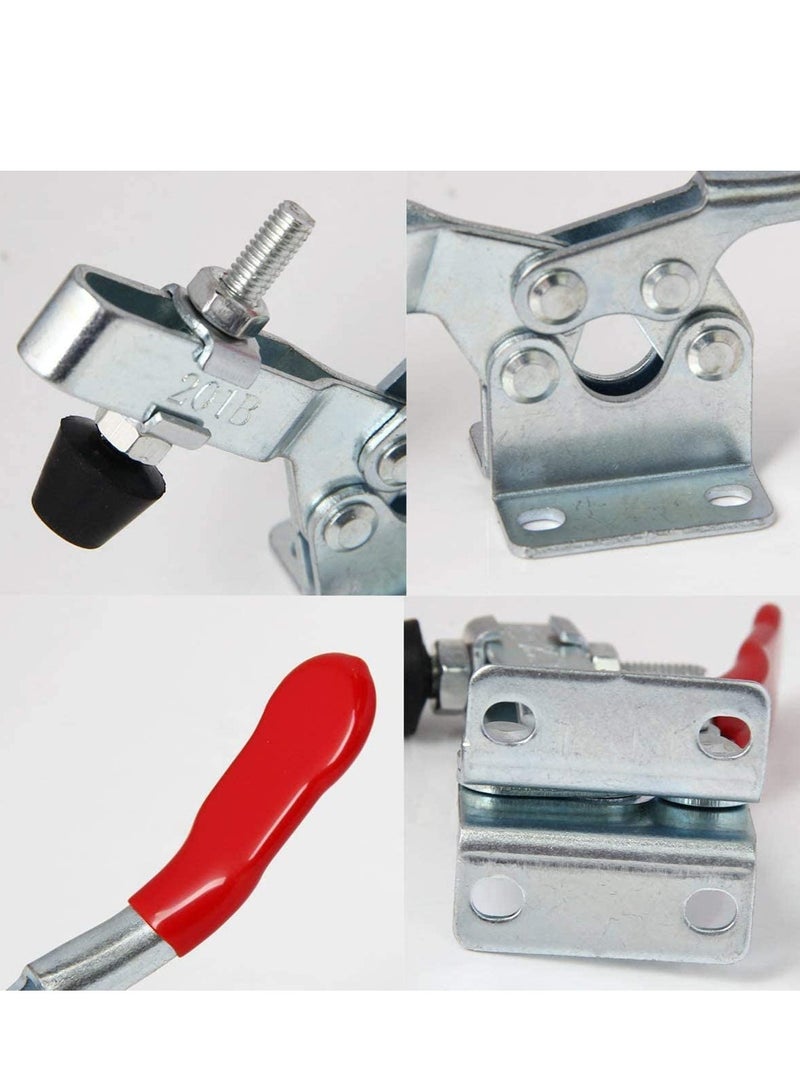 SOLARAE 4Pcs Toggle Clamps Holding Capacity Stroke Push Pull Action Hand Tool Light Duty Toggle Clamp Tool - Image 2