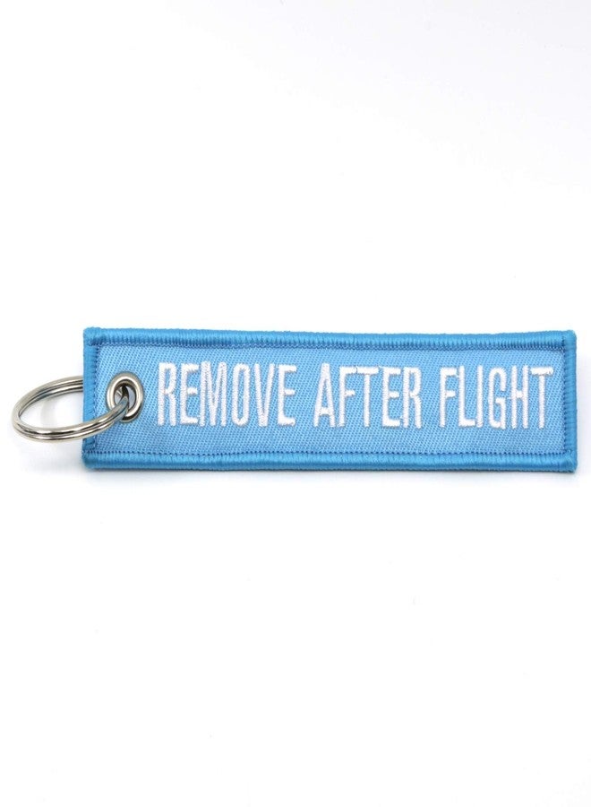 روتاري13بي1 Rotary13B1 - سلسلة مفاتيح قابلة للإزالة بعد الرحلة - أزرق فاتح/أبيض - Image 4