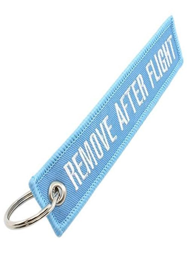 روتاري13بي1 Rotary13B1 - سلسلة مفاتيح قابلة للإزالة بعد الرحلة - أزرق فاتح/أبيض - Image 1