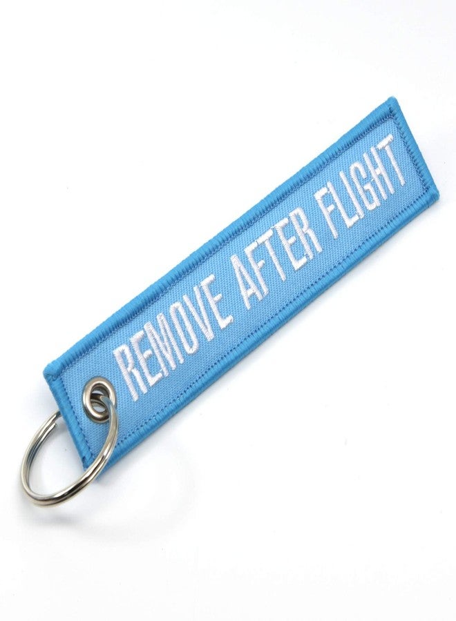 روتاري13بي1 Rotary13B1 - سلسلة مفاتيح قابلة للإزالة بعد الرحلة - أزرق فاتح/أبيض - Image 2