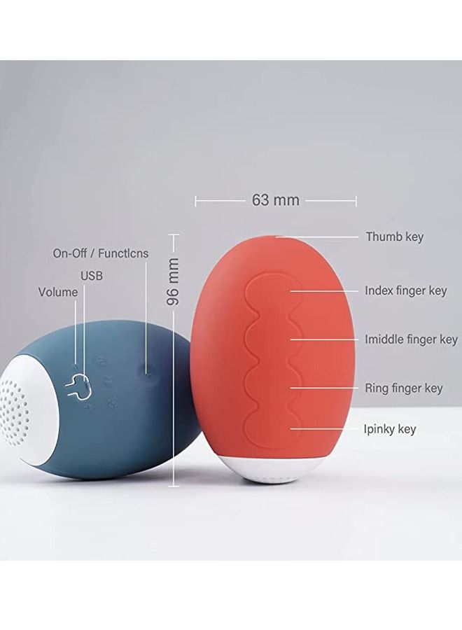 Kelesa Thumb piano intelligent 5-key electronic musical instrument can switch 13 kinds of musical instruments, including guitar, piano, violin, etc. Suitable for adults and children - Image 4