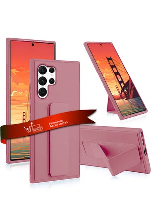Hand Grip And Multi Stand Magnetic Car Mount Kickstand Finger Strap Case Cover For Samsung Galaxy S24 Ultra 5G 2024 Pink - pzsku/Z1E31B010BE6A842A6E06Z/45/_/1704873007/ef215104-4952-4ce6-9590-a46eabd0dddb
