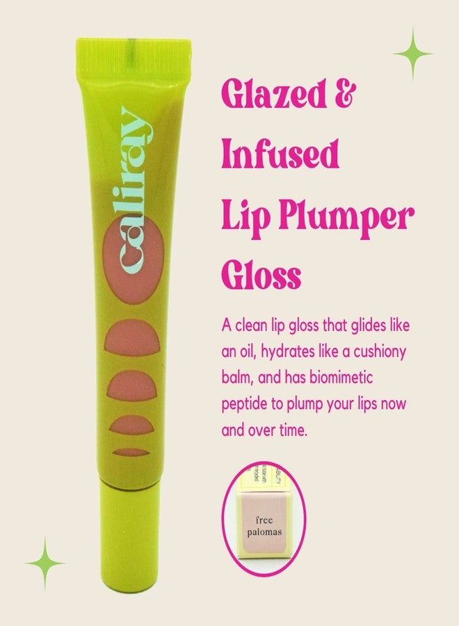 caliray Glazed and Infused No Burn Plumping Lip Gloss Free Palomas - Image 2