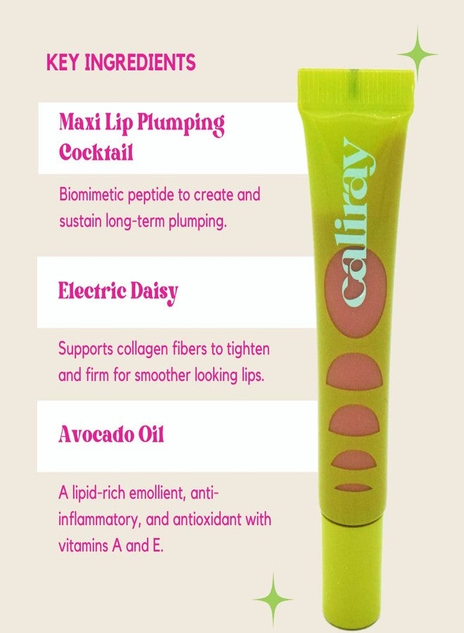 caliray Glazed and Infused No Burn Plumping Lip Gloss Free Palomas - Image 3