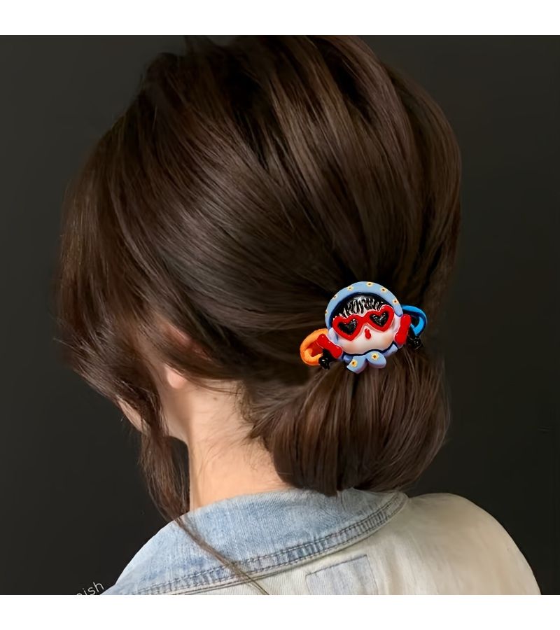 Twisted Braided Dough Sticks Headband High Elasticity Ponytail Holder For Women - Image 1