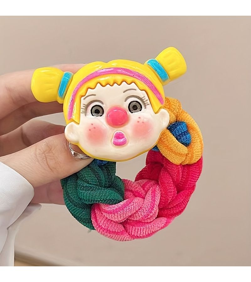 Twisted Braided Dough Sticks Headband High Elasticity Ponytail Holder For Women - Image 2