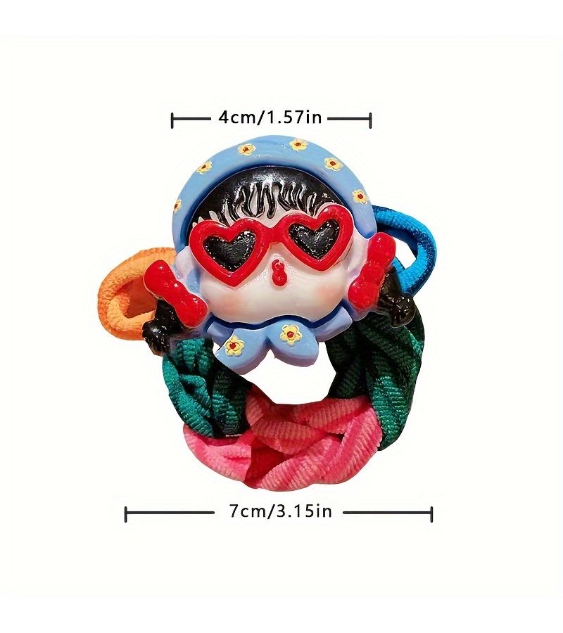 Twisted Braided Dough Sticks Headband High Elasticity Ponytail Holder For Women - Image 3