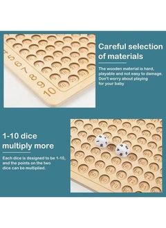 DURKU Wooden Montessori Math Multiplication Board Game Educational Board Games for Kids Preschool Funny Counting Toy for Toddlers Child  - Image 3