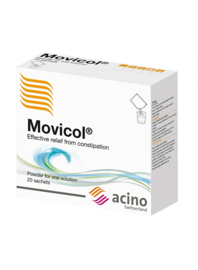 Movicol Oral Solution Sachet 20's - Image 1