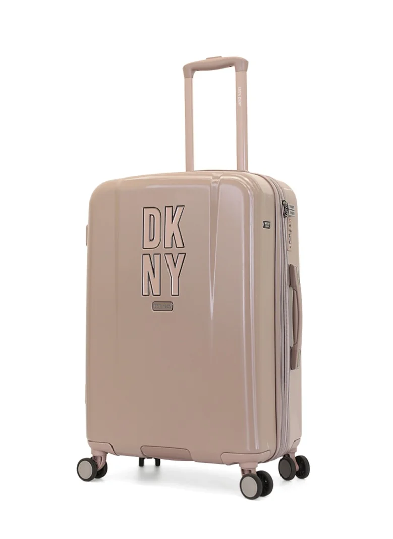 DKNY New Era Hardside Luggage on Wheels for Unisex | Ultra Lightweight ABS on with Spinner Wheels 4 Color Ash